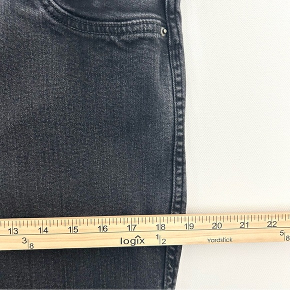 Spanx Denim Jeans Pants Black Wash Slim Tapered Ankle Shaping Technology Size 1X - Picture 7 of 12